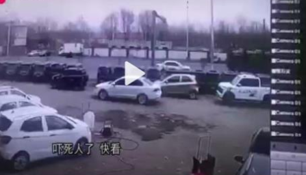 辽宁一轿车被大货车追尾压扁 永远不知道明天和意外那个先来
