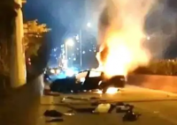 广州一特斯拉在停车场连撞多车 车主质疑“刹车有故障”