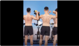 椰树推出猛男直播销售额不到1千  这样直播很奇怪有点擦边