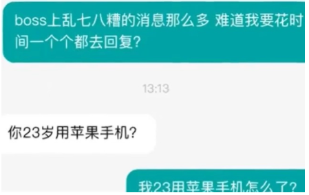 女子应聘被质疑23岁用苹果手机 23岁还有开保时捷的呢