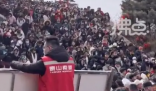 泰山游客爆满 山脚堵到山顶 3月25日是泰山免门票开放的最后一个周末