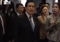 马英九参观三峡博物馆自称小弟 参观了“壮丽三峡”和“远古巴渝”展厅