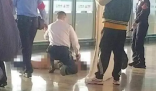 上海虹桥火车站一女子坠楼 目前还在抢救中