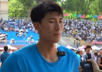 男生以20秒76获校运会200米金牌 200米中国纪录为19秒88