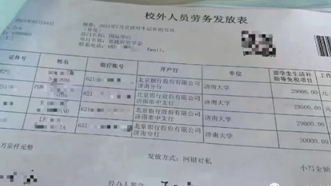 留学生每月补助3万?济南大学回应 不是像您看到的那个样子
