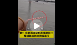 多人游泳横渡长江船员大吼避让 女船长怒怼：你们不要命了