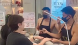 美甲店帅哥光膀子服务?老板回应 市民们对此看法不一