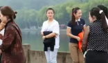 朝鲜运动员游西湖:颜值不输明星 朝鲜在本届亚运185名运动员报名参赛