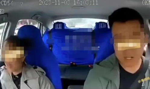 女子乘出租因价格跳车?官方回应 女乘客跳车瞬间，司机未停车