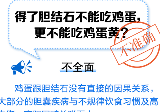 得了胆结石不能吃鸡蛋? 切除胆囊会影响身体功能吗?