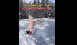 南方小土豆到北方跳了一天的雪 “小土豆”去东北旅游